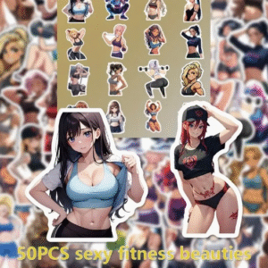 50 piezas set de stiker sexy