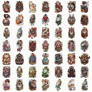 50 calcomanías japonesas